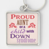 Porte-clés Conscience de syndrome de Down (Devant)