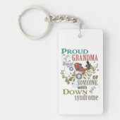 Porte-clés Conscience de syndrome de Down (Devant)