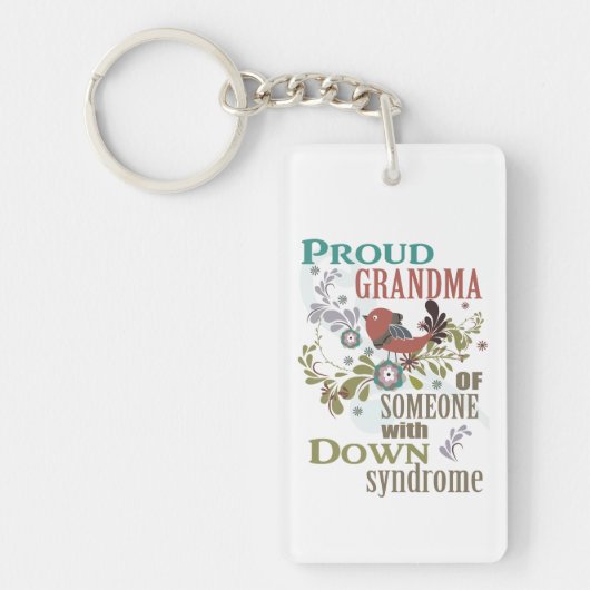 Porte-clés Conscience de syndrome de Down (Devant)