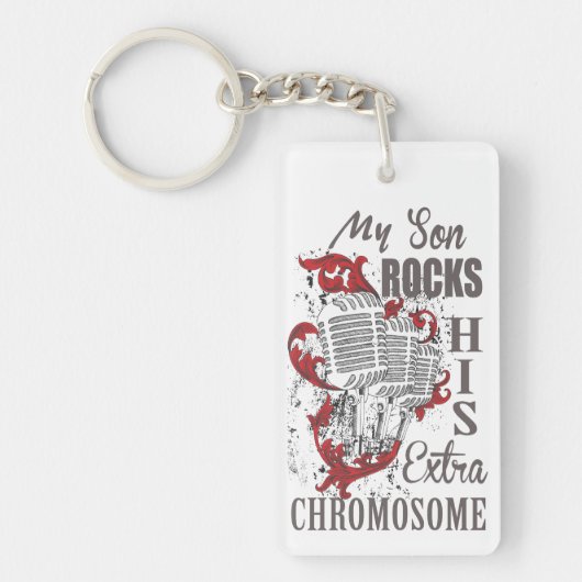 Porte-clés Conscience de syndrome de Down (Devant)