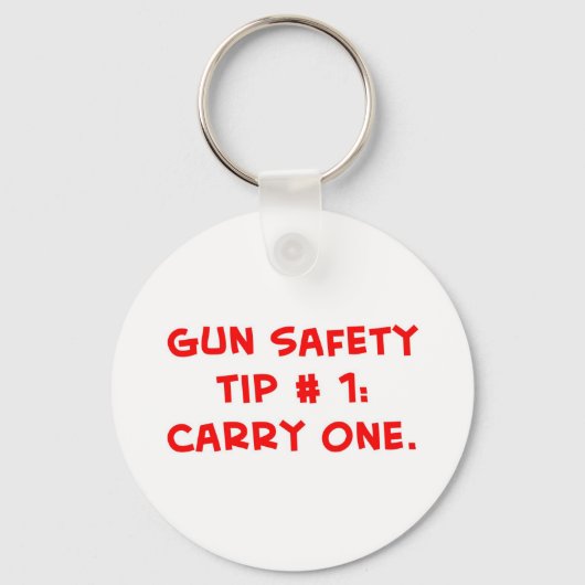 Porte-clés conseil de sécurité des armes #1 (Recto)