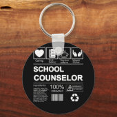 Porte-clés Conseiller scolaire 100% Bio (Recto)