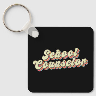 Porte-clés Conseiller scolaire Retro Enseignant