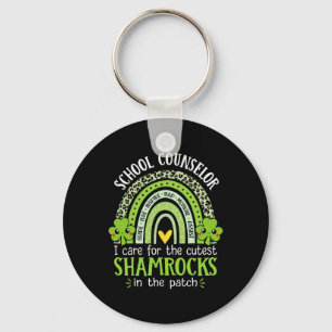 Porte-clés Conseiller scolaire Shamrock cutest Rainbow St Pat