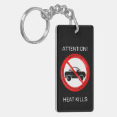 Porte-clés Conseils de sécurité pour bébé Porte - clé acryliq (Devant gauche)