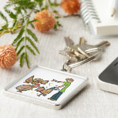 Porte-clés Conservation du poulet (Côté)