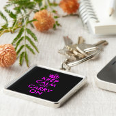 Porte-clés Conserver le calme et continuer sur Porte - clé (Côté)