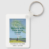 Porte-clés Consigner le livre de l'écrivain moderne Promotion (Verso)