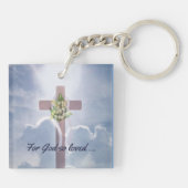 Porte-clés Consolation et vers d'une manière encourageante de (Dos)