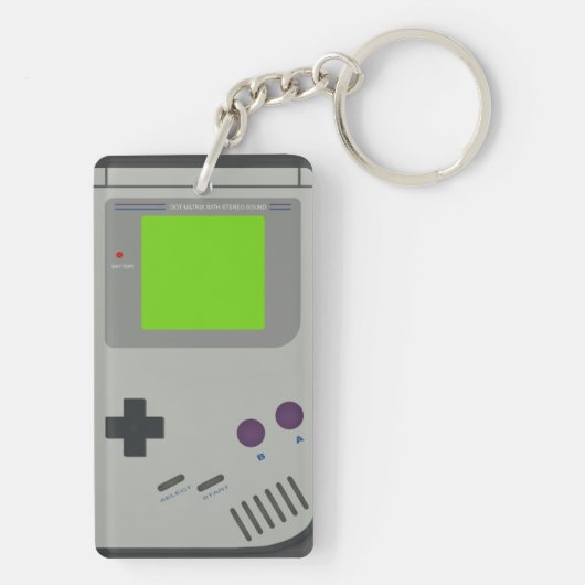 Porte-clés Console de jeu vidéo rétro (Dos)