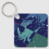 Porte-clés Constellation du Crabe du Cancer Astrologie Zodiaq (Recto)