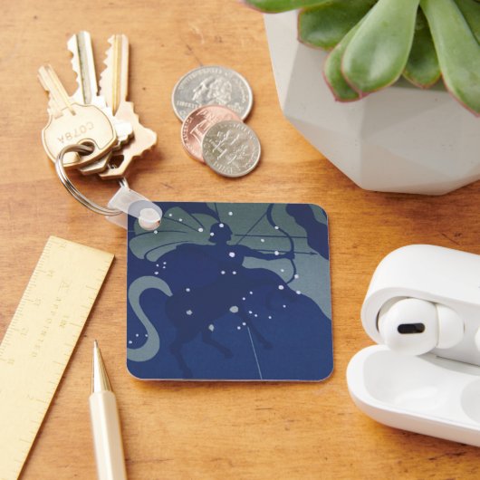 Porte-clés Constellation du Sagittaire Astrologie Zodiaque Vi (Bureau)