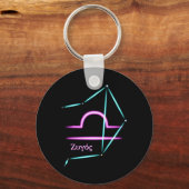 Porte-clés constellation du zodiaque Balance (Recto)