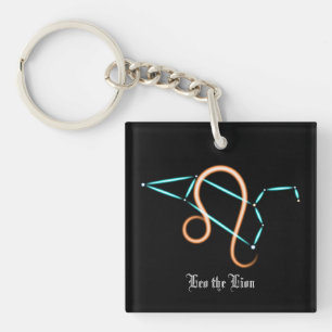 Porte-clés constellation du zodiaque Lion
