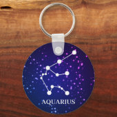 Porte-clés Constellation Zodiaque Aquarius (Recto)
