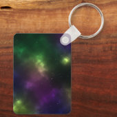 Porte-clés Constellations de l'espace cosmique abstrait (Verso)