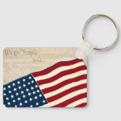 Porte-clés Constitution des États-Unis, drapeau américain (Recto)