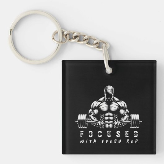Porte-clés Constructeur de corps-Fitness- (Devant)