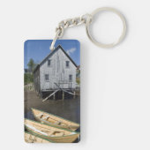 Porte-clés Constructeur de dory, Lunenburg, Nouvelle-Écosse, (Dos)