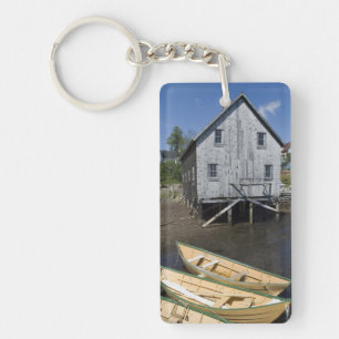 Porte-clés Constructeur de dory, Lunenburg, Nouvelle-Écosse,
