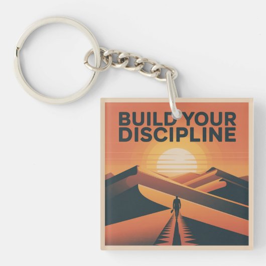 Porte-clés Construire Votre Discipline (Devant)