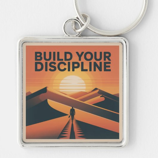 Porte-clés Construisez Votre Discipline (Devant)