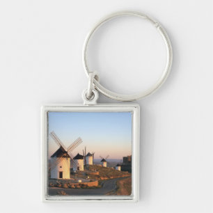 Porte-clés Consuegra, La Mancha, Espagne, moulins à vent