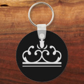 Porte-clés Conte de Fées Argenté (noir) (Recto)