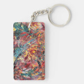 Porte-clés Contemporary Abstract Art Keychain (Dos)