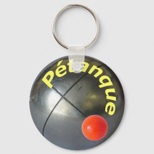 Porte-clés Contemporary design of a Petanque ball