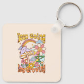 Porte-clés Continuer, continuer à croître - Champignons et fl (Dos)