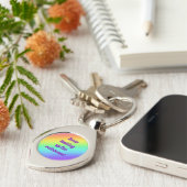 Porte-clés Continuez à chercher Rainbows Metal Porte - clé (Côté )