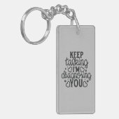 Porte-clés Continuez à parler Je vous diagnostique Porte - cl (Devant gauche)