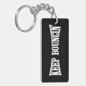Porte-clés Continuez à rebondir. (Devant gauche)