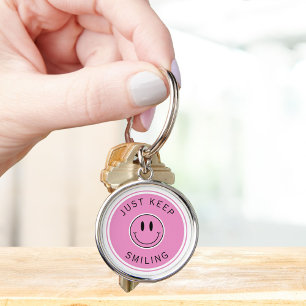 Porte-clés Continuez À Sourire