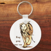 Porte-clés continuez votre chemin (Recto)