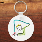 Porte-clés Contortionniste Stickman (Verso)