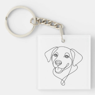 Porte-clés Contour de chien