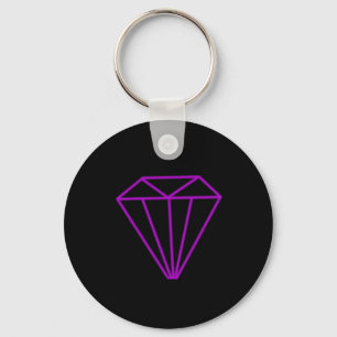 Porte-clés Contour de diamant