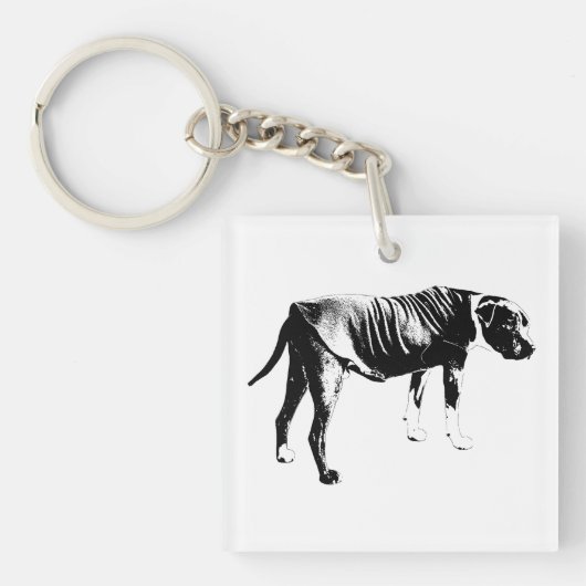 Porte-clés Contour de poche, forme stable (Devant)