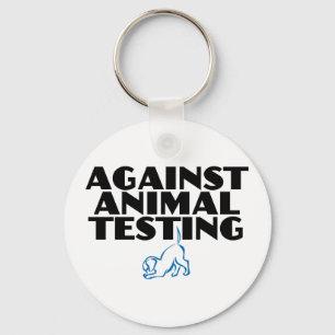 Porte-clés Contre les tests animaux