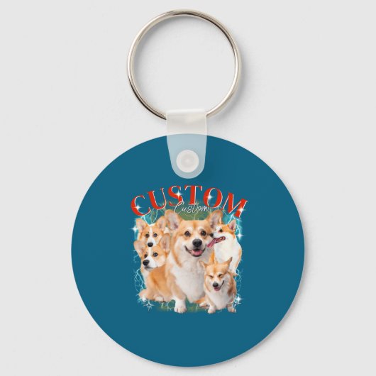Porte-clés Contrefaçon Animaux Chien Chat Drôle 1bk1 (Recto)