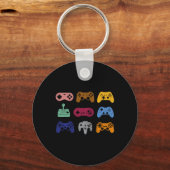 Porte-clés Contrôle vidéo contrôleur console de jeu de contrô (Recto)