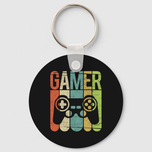 Porte-clés Contrôleur de jeu Gamer (Recto)