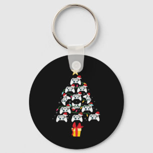 Porte-clés Contrôleur de jeu vidéo arbre de Noël Xmas garçon