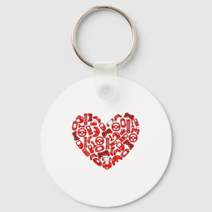 Porte-clés Contrôleur de jeu vidéo pour garçon Saint-Valentin