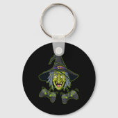 Porte-clés Contrôleurs vidéo de sorcière Halloween Garçons En (Verso)