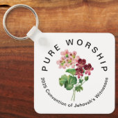 Porte-clés Convention Pure Worship 2025 | JW (Recto)