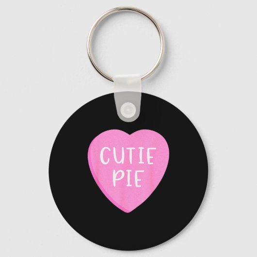 Porte-clés Conversation Candy Heart Cutie Pie Saint-Valentin (Recto)