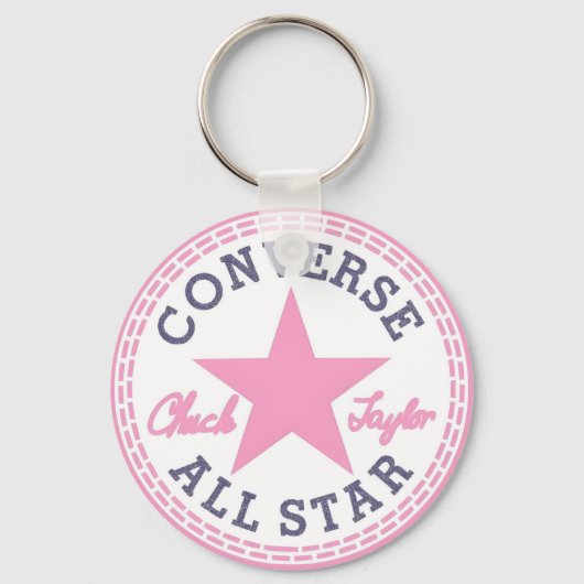 Porte-clés Converse All Star rose (Recto)